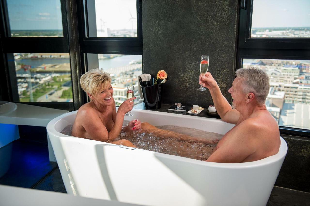 Exclusieve Prive Wellness Penthouse Skynooz Leilighet Antwerpen Eksteriør bilde